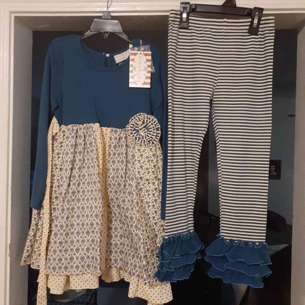 Serendipity 3 piece outfit girls size 7 NWT